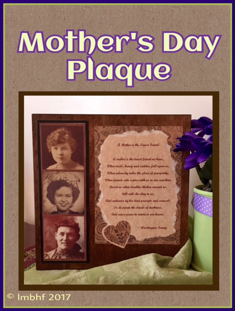 Mother's Day Plaque
