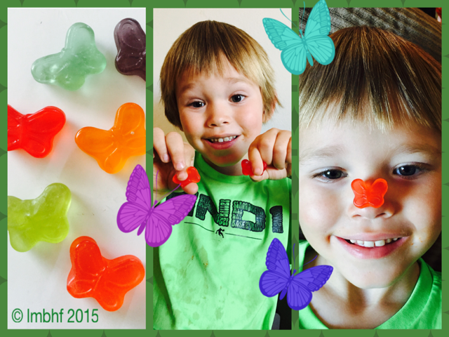 12. Celebrating with Gummy Butterflies!
