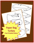 Turkey Paper Bag Craft Advertisement