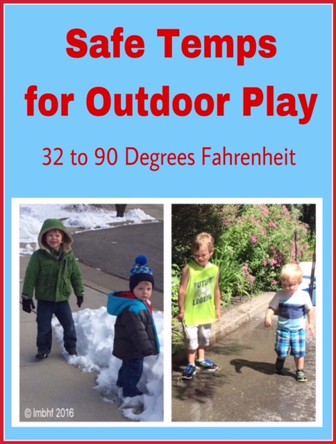 Playing Outside is Good for Kids