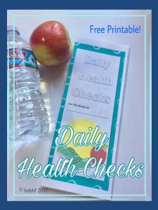 Healthy Lifestyle Checklist