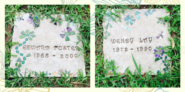 Memorial Garden Stones for Our Boys' Bio Parents