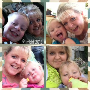 Silly Selfies with Grandkids!