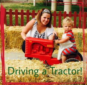 Driving a Tractor!