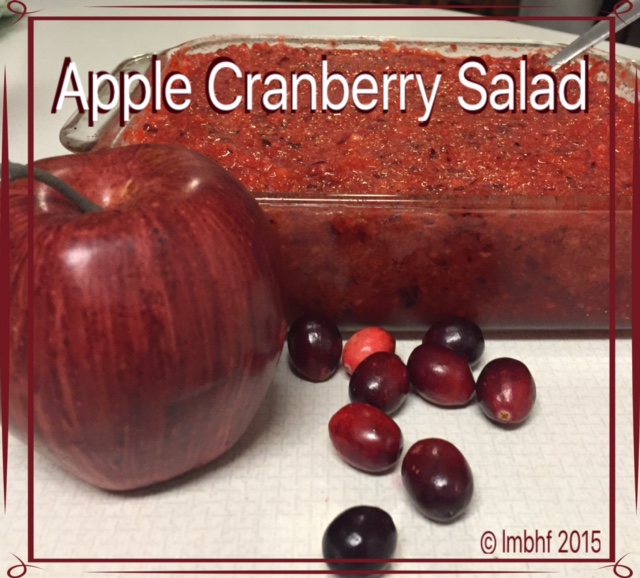 Apple Cranberry Salad