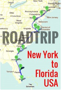Road Trip New York to Florida