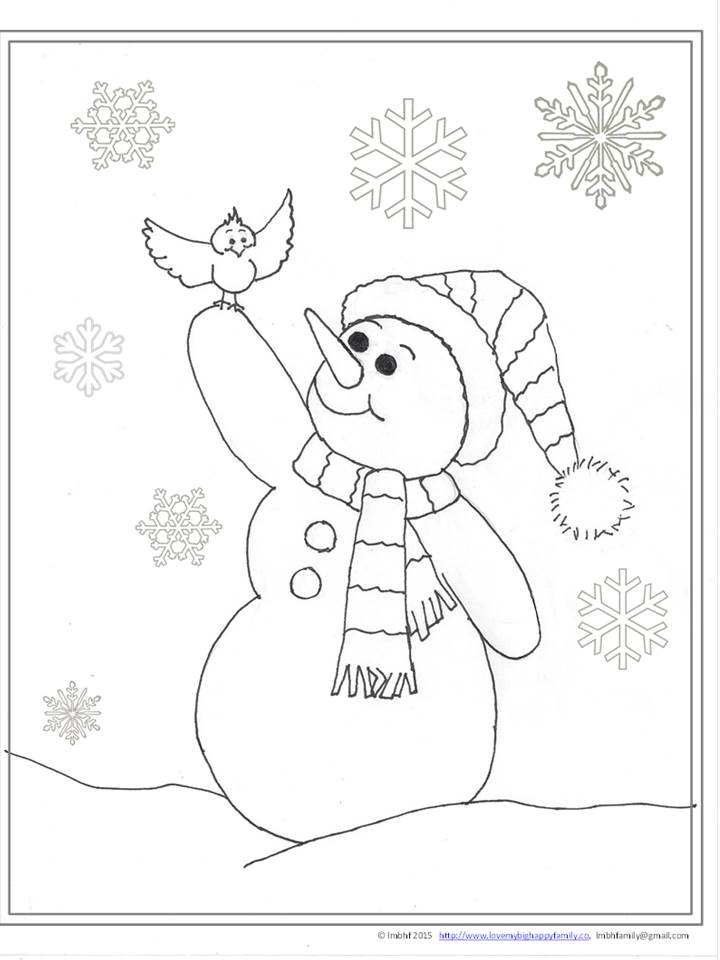 New Year's Coloring Page - 2020