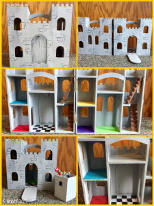Closeups of the finished castle.