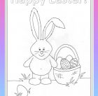 Free Bunny Coloring Page