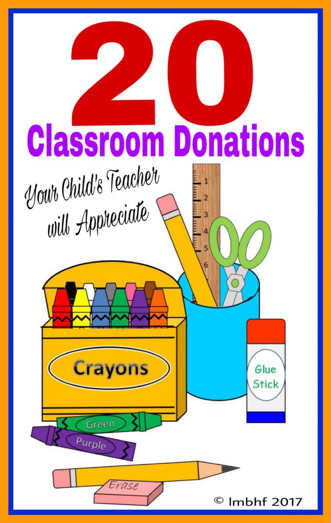 20 Classroom Donations